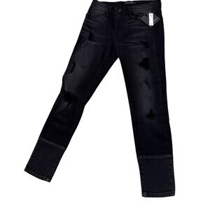 NWT Flying Monkey Black Distressed Denim Pants